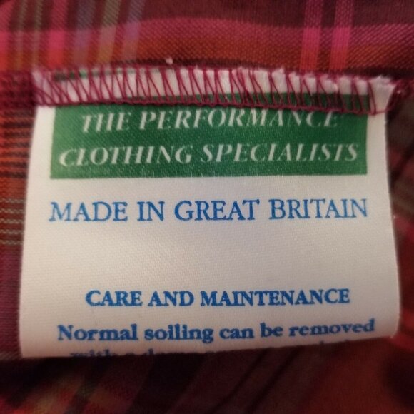 Vintage Morton Knight Plaid Golf Pullover Women's UK18 US14 - Picture 6 of 7